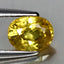 1.36 ct Oval (6.87 x 5.22 mm) Heated Natural Sri Lanka Yellow Sapphire Gemstone