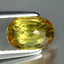 1.20 ct Oval (7.28 x 5.17 mm) Heated Natural Sri Lanka Yellow Sapphire Gemstone