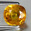 1.51 ct Oval (6.73 x 6.35 mm) Heated Natural Sri Lanka Yellow Sapphire Gemstone
