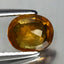 1.51 ct Oval (7.36 x 6.11 mm) Heated Natural Sri Lanka Yellow Sapphire Gemstone