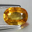 1.41 ct Oval (8.22 x 6.13 mm) Heated Natural Sri Lanka Yellow Sapphire Gemstone