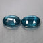 4.07 ct (2pcs) MATCHING PAIR  Oval (8.95 x 6.93 mm) Natural Neon Blue Kyanite