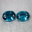 4.95 ct (2pcs) MATCHING PAIR  Oval (9.17 x 7.23 mm) Natural Neon Blue Kyanite