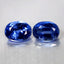 4.44 ct (2pcs) MATCHING PAIR Oval (9.19 x 7.14 mm) Natural Blue Kyanite Gemstone