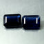 3.73 ct (2pcs) MATCHING PAIR Fair Emerald (7.93 x 5.91 mm) Natural Blue Kyanite
