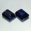3.73 ct (2pcs) MATCHING PAIR Fair Emerald (7.93 x 5.91 mm) Natural Blue Kyanite