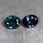 1.24 ct (2pcs) MATCHING PAIR Oval (5.55 x 4.59 mm) Natural Sapphire Gemstone