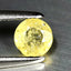 0.34 ct  Round Cut (4.26 x 4.26 mm) Yellow Natural Sapphire Natural Gemstone