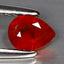 0.42 ct  Pear Cut (5.47 x 4.20 mm) Red Natural Sapphire Natural Gemstone
