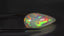 20.56 ct Pear Cabochon (29.00 x 13.89 mm) Natural Play of Colors Rainbow Opal