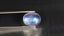 2.63 ct Superior Oval Cabochon (8.93 x 6.99 mm) Natural Rainbow Blue Moonstone