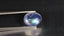 2.18 ct Stunning Oval Cabochon (8.95 x 7.02 mm) Natural Rainbow Blue Moonstone