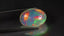 21.00 ct Oval Cabochon (22.45 x 15.91 mm) Natural Play of Colors Rainbow Opal