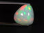 6.35 ct Pear Cabochon (13.59 x 14.67 mm) Ethiopian Natural Rainbow Opal