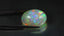 17.26 ct Oval Cabochon (21.61 x 15.55 mm) Natural Play of Colors Rainbow Opal
