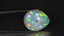 12.65 ct Pear Cabochon (22.73 x 19.14 mm) Natural Play of Colors Rainbow Opal