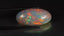21.94 ct Oval Cabochon (30.00 x 15.02 mm) Natural Play of Colors Rainbow Opal