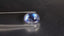 2.01 ct Pretty Oval Cabochon (9.08 x 7.01 mm) Natural Rainbow Blue Moonstone