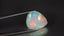 13.61 ct Pear Cabochon (18.60 x 16.32 mm) Natural Play of Colors Rainbow Opal