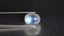 3.00 ct Sparkling Oval Cabochon (9.12 x 7.15 mm) Natural Rainbow Blue Moonstone