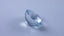 2.69 ct Oval Cut (9.25 x 8.64 mm) Unheated 100% Natural Brazil Aquamarine