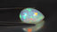 20.12 ct Pear Cabochon (25.28 x 16.19 mm) Natural Play of Colors Rainbow Opal