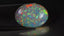 20.96 ct Oval Cabochon (28.00 x 20.23 mm) Natural Play of Colors Rainbow Opal