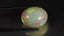 24.52 ct Oval Cabochon (22.28 x 18.10 mm) Natural Play of Colors Rainbow Opal