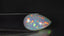14.18 ct Pear Cabochon (24.44 x 14.37 mm) Natural Play of Colors Rainbow Opal