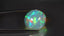 20.23 ct Oval Cabochon (19.50 x 17.94 mm) Natural Play of Colors Rainbow Opal
