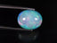 4.11 ct Oval Cabochon (12.76 x 10.23 mm) Ethiopian Rainbow Opal Gemstone