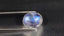 3.58 ct Premium Oval Cabochon (10.15 x 8.20 mm) Natural Rainbow Blue Moonstone