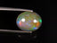 4.20 ct Oval Cabochon (13.60 x 10.86 mm) Ethiopia Play of Colors Rainbow Opal