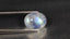 3.41 ct Stunning Oval Cabochon (10.16 x 8.16 mm) Natural Rainbow Blue Moonstone