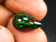 3.51 ct Pear Cabochon (14.31 x 8.84 mm) Play of Colors Black Opal Stone