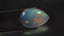 15.72 ct Pear Cabochon (25.57 x 17.43 mm) Natural Play of Colors Rainbow Opal