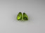 3.87 ct(2pcs) MATCHING PAIR Oval (8.92 x 7.01 mm) Natural Green Peridot
