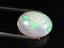 5.75 ct Very good Oval Cabochon (14.82 x 11.29 mm) Rainbow Opal Gemstone