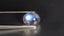 2.23 ct Elegant Oval Cabochon (9.00 x 7.11 mm) Natural Rainbow Blue Moonstone