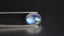 2.14 ct Topnotch Oval Cabochon (8.91 x 7.01 mm) Natural Rainbow Blue Moonstone