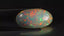 18.98 ct Oval Cabochon (30.00 x 16.49 mm) Natural Play of Colors Rainbow Opal