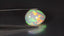 10.89 ct Pear Cabochon (18.52 x 15.21 mm) Natural Play of Colors Rainbow Opal