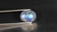 2.37 ct Superior Oval Cabochon (9.07 x 6.86 mm) Natural Rainbow Blue Moonstone