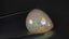 19.13 ct Pear Cabochon (22.86 x 20.14 mm) Natural Play of Colors Rainbow Opal