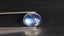 2.12 ct Lovely Oval Cabochon (9.06 x 7.11 mm) Natural Rainbow Blue Moonstone