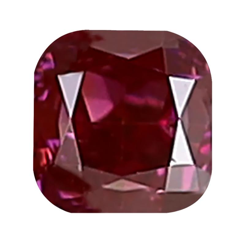 0.09 ct Terrific Cushion Cut (2 x 2 mm) SI Clarity Purplish Pink Diamond Loose Stone