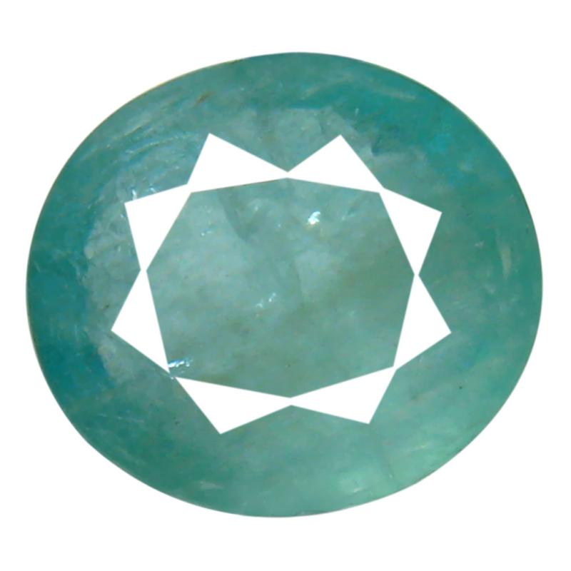 0.86 ct AAA Magnificent Oval Shape (7 x 6 mm) Greenish Blue Grandidierite Natural Gemstone