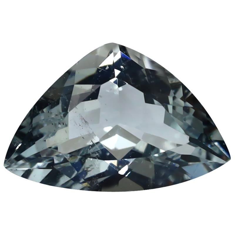 3.22 ct Lovely Triangle Cut (13 x 9 mm) 100% Natural (Un-Heated) Sky Blue Aquamarine Natural Gemstone
