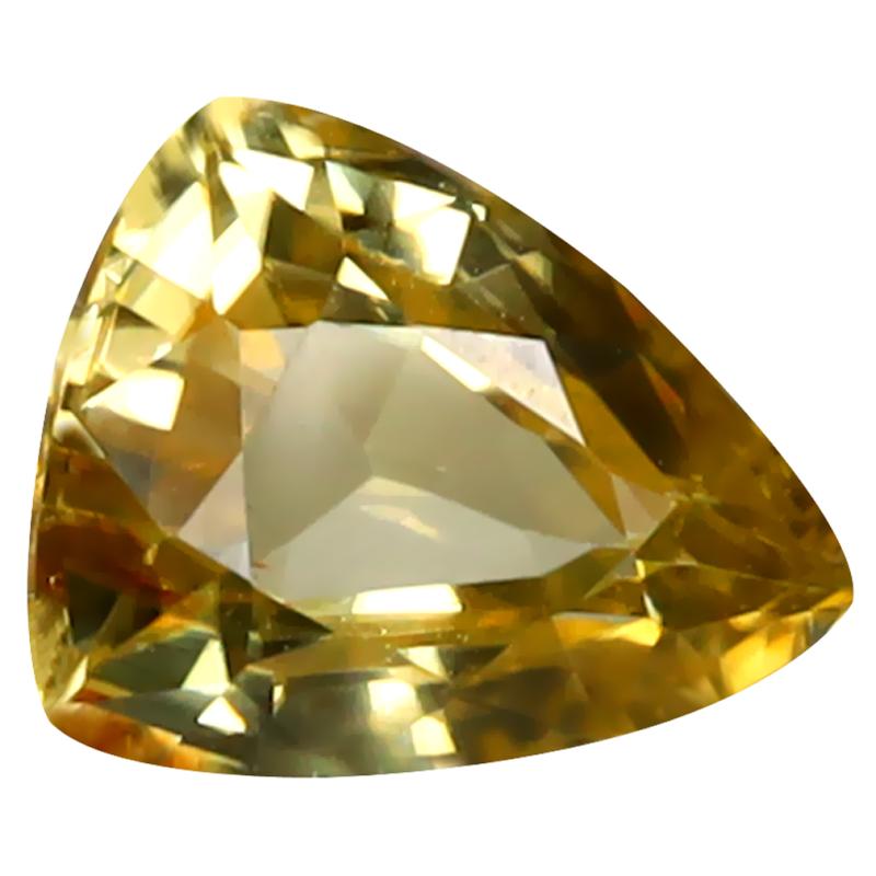 1.80 ct First-class Trillion Cut (8 x 6 mm) 100% Natural (Un-Heated) Yellow Zircon Natural Gemstone
