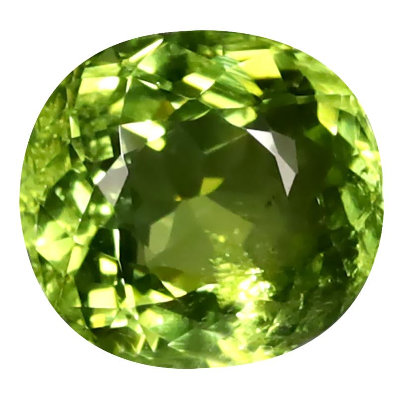 1.76 ct Eye-catching Oval Cut (8 x 7 mm) Mozambique Green Tourmaline Natural Gemstone